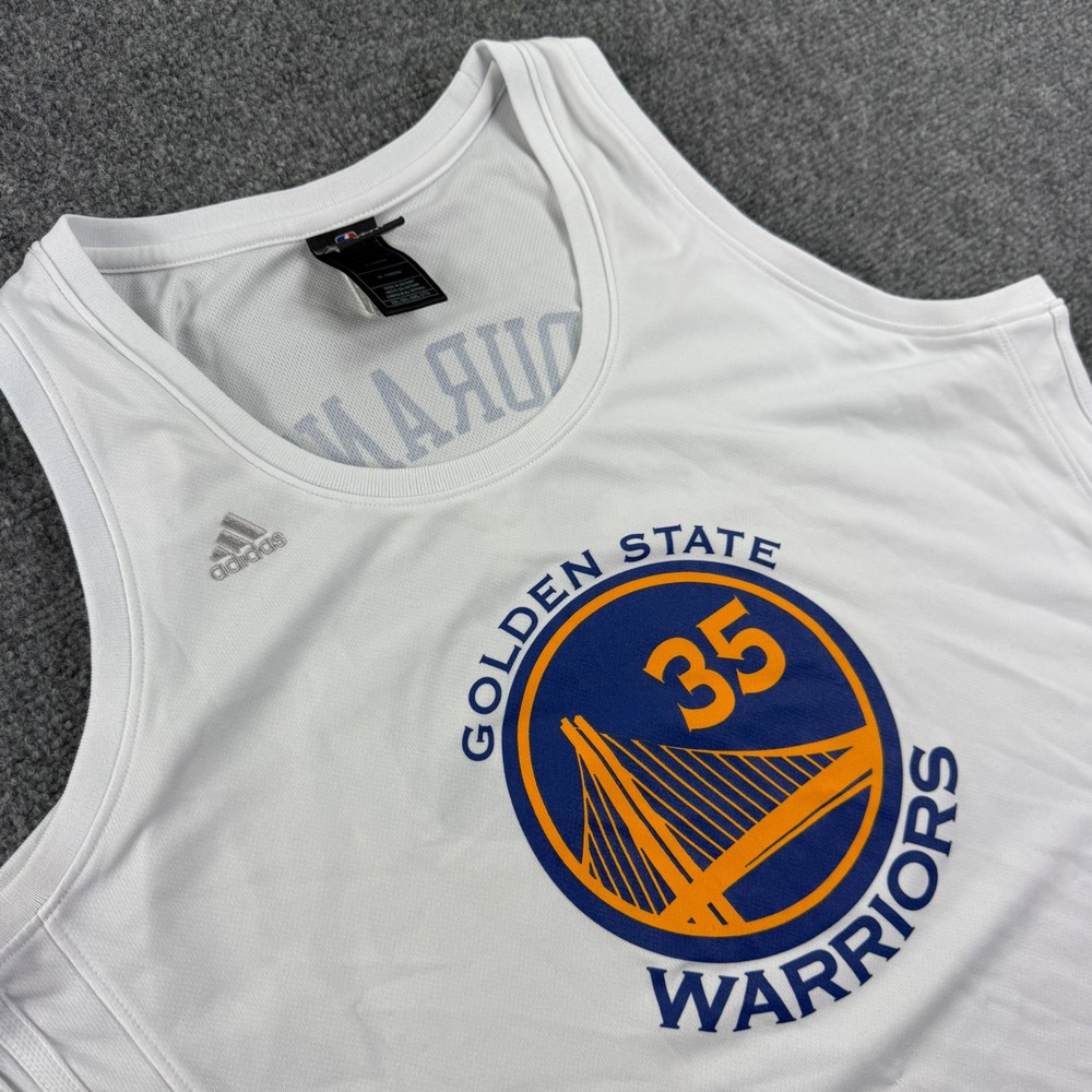 Adidas NBA Jersey 2XL White Kevin Durant Golden State Warriors Men